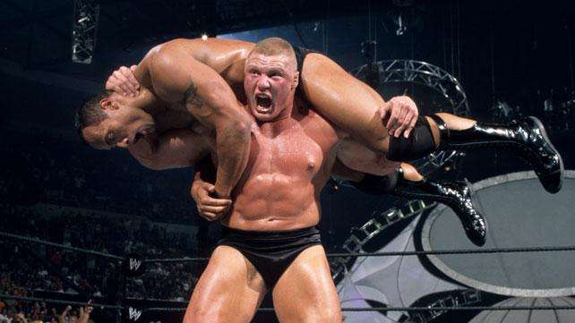 Lesnar dominated in WWE before departing in 2004 to try the NFL