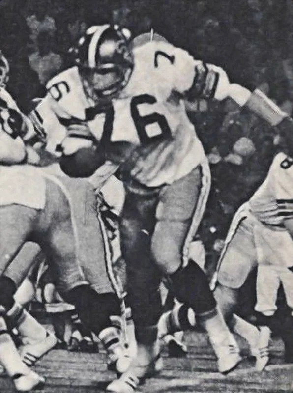 New Orleans Saints offensive lineman Don Morrison (76). Credit: Pinterest 