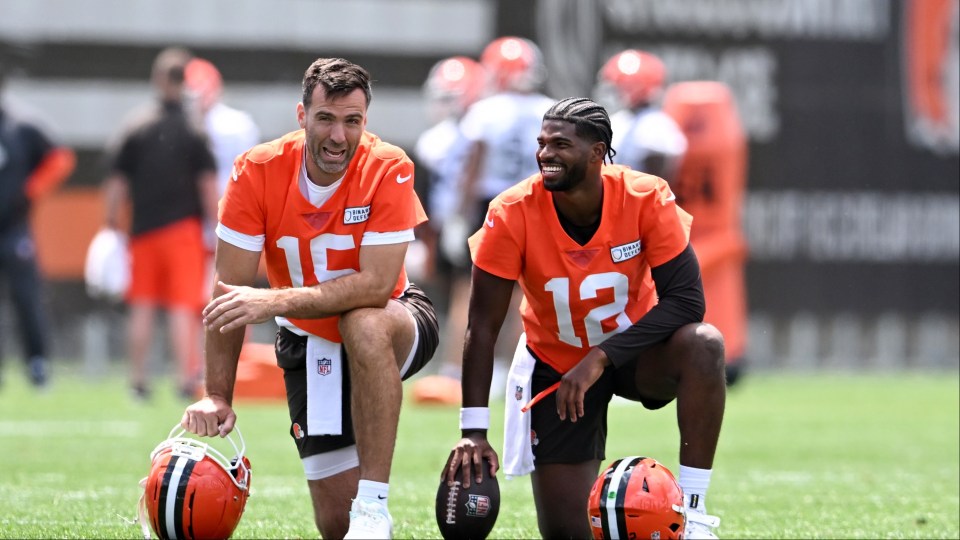 Flacco has suggested Cleveland's rookies are struggling to keep up in OTAs
