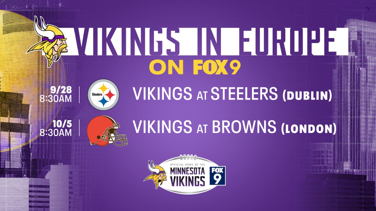 Vikings in Dublin, London: How to watch 11 Vikings games on FOX 9