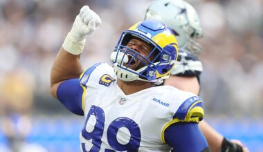 Aaron Donald challenges Jared Verse to 'old man workout' as Rams stars exchange playful jabs