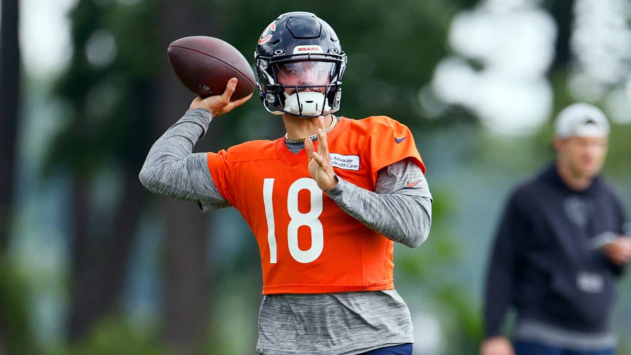 Caleb Williams showing commitment to learning new offense