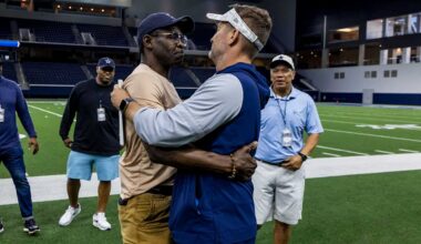 Brian Schottenheimer, Stephen Jones on Cowboys legends visit, culture change
