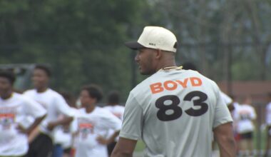 Tyler Boyd returns home to host youth football camp in stadium that now bears his name – WPXI