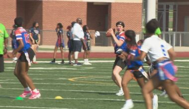Shaq, Atlanta Falcons legends host girls flag football tournament – WSB-TV Channel 2