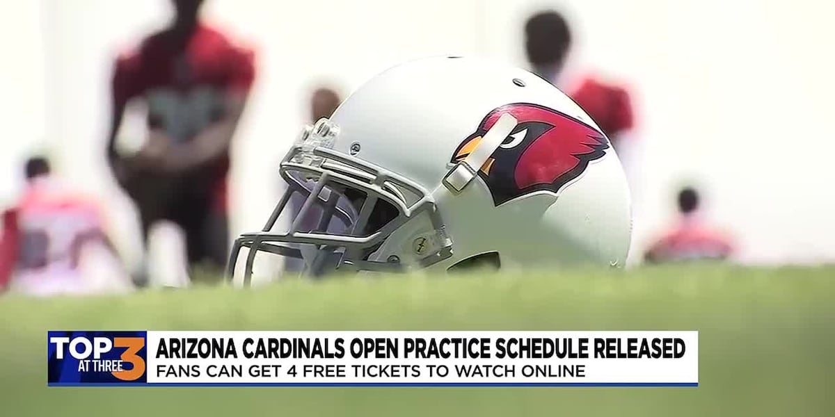Arizona Cardinals 2025 open practice schedule released