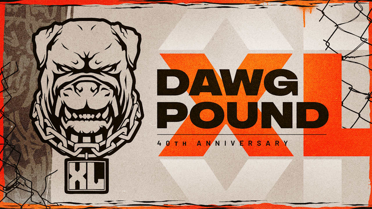 Cleveland Browns to celebrate the 40th Anniversary of the Dawg Pound with "Dawg Pound XL"
