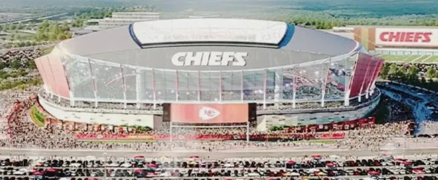 A new $3bn domed stadium in nearby Kansas could be a big win for the Chiefs