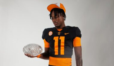 Tennessee cornerback Jermod McCoy. Credit: Kevin Jairaj-Imagn Images