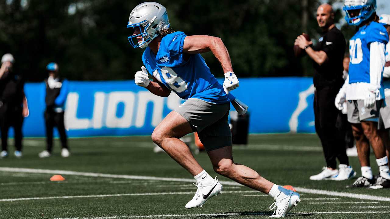 Detroit Lions wide receiver Isaac TeSlaa