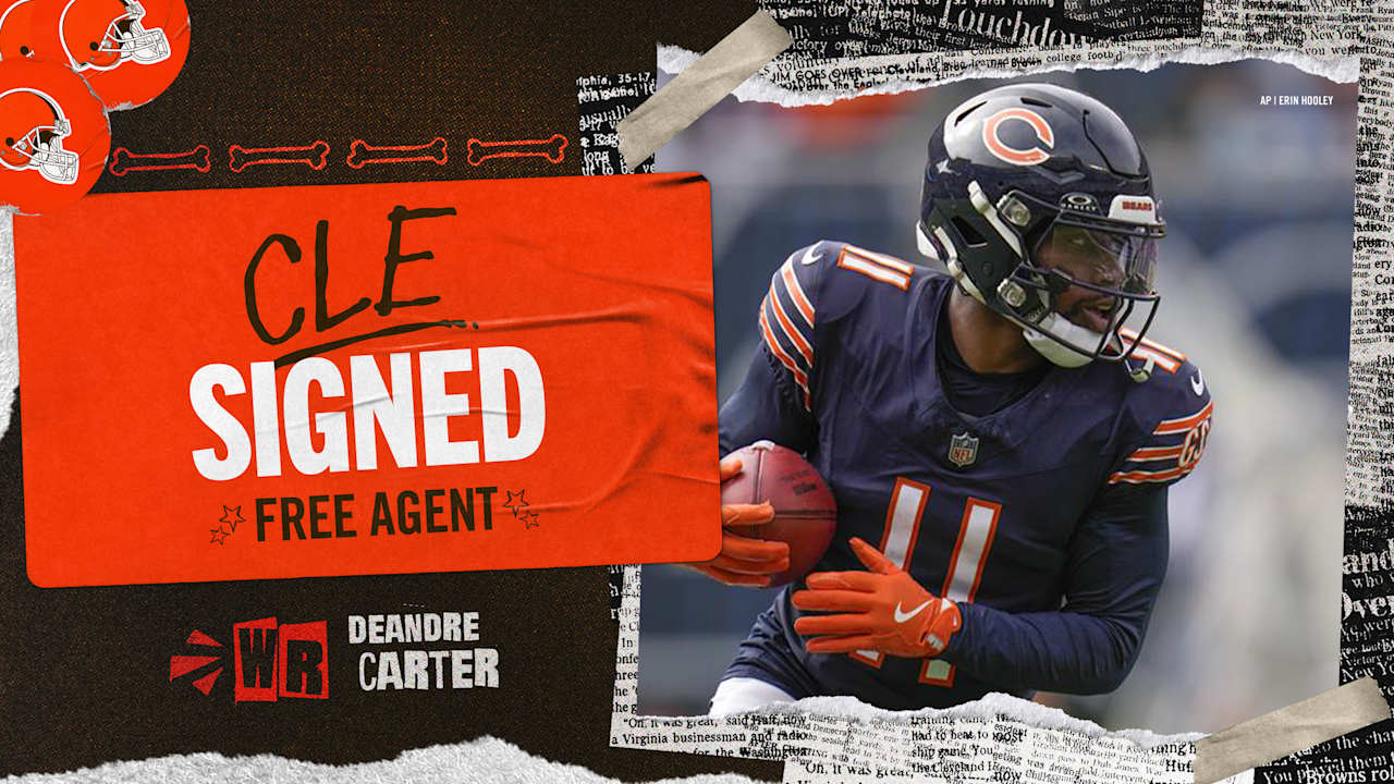 Browns sign WR DeAndre Carter