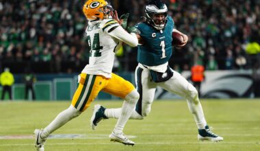 Eagles beat Packers 22-10 in wild-card playoff