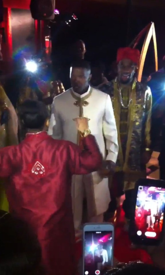 Jamie Foxx was said to be one of hundreds of guests at Peterson's party in 2015