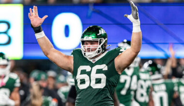 Jets speak out on offensive line depth, Joe Tippmann