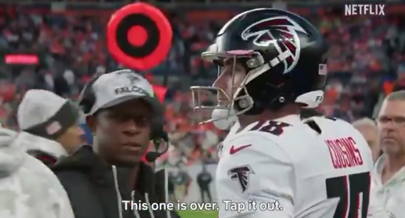 Kirk Cousins in a trailer for the second season of "Quarterback."