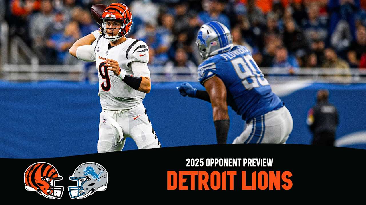 Bengals 2025 Opponents: Detroit Lions