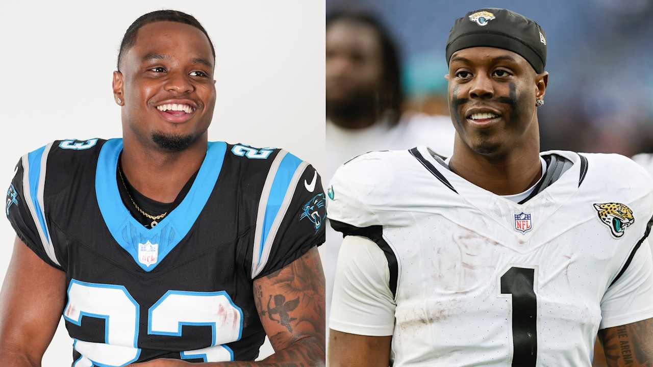 Panthers rookie RB Trevor Etienne anxiously awaiting debut vs. brother Travis, Jaguars: 'We all can't wait'