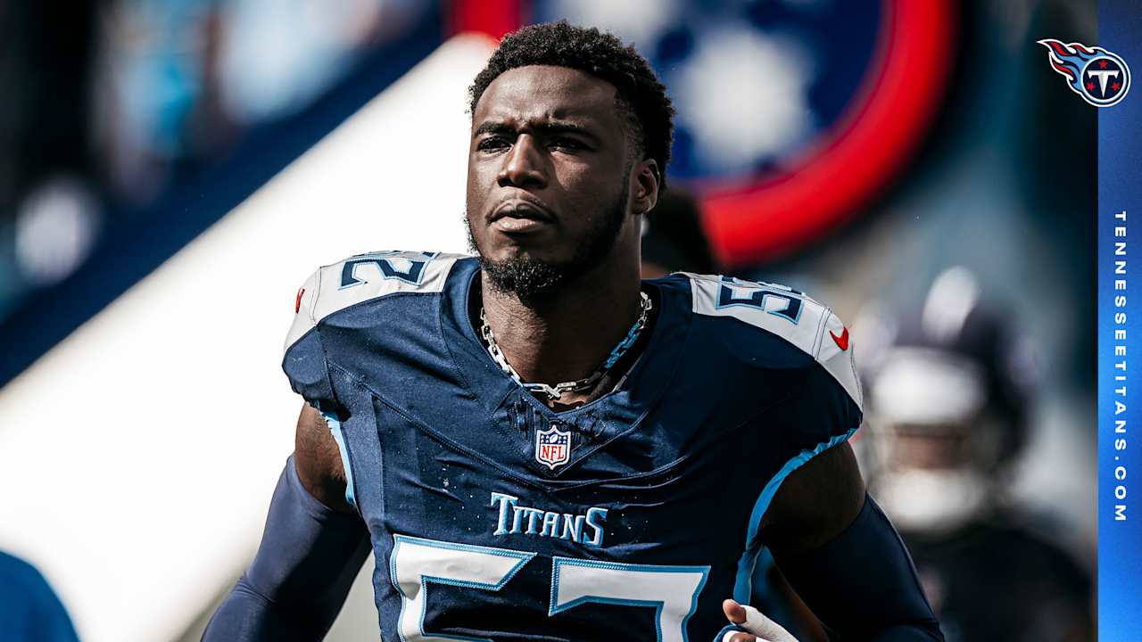 Titans LB James Williams “Starving” for More as He Heads Into Year 2, Now with Sr. on the Back of His Jersey