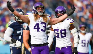 Vikings Edge Rushers Lead Charge with 4 of 5 Sacks & 7 QB Hits in Win Over Titans