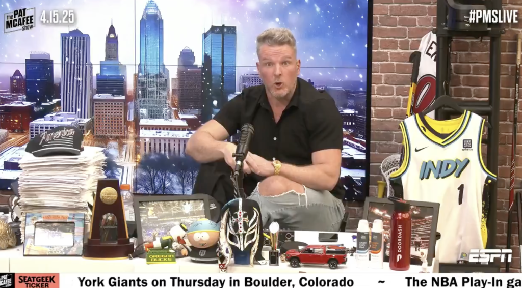 Netflix expected to bring on its 'version' of 'The Pat McAfee Show'