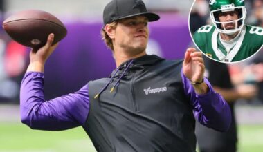 Vikings would only sign Aaron Rodgers if J.J. McCarthy melts down