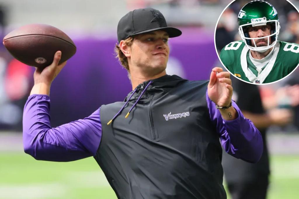 Vikings would only sign Aaron Rodgers if J.J. McCarthy melts down