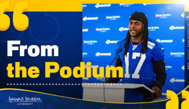 Rams head coach Sean McVay and wide receiver Davante Adams discuss Adams feeling 'rejuvenation', Jared Verse and Aaron Donald's workout, OTA observations ahead of 'Mauicamp' next week