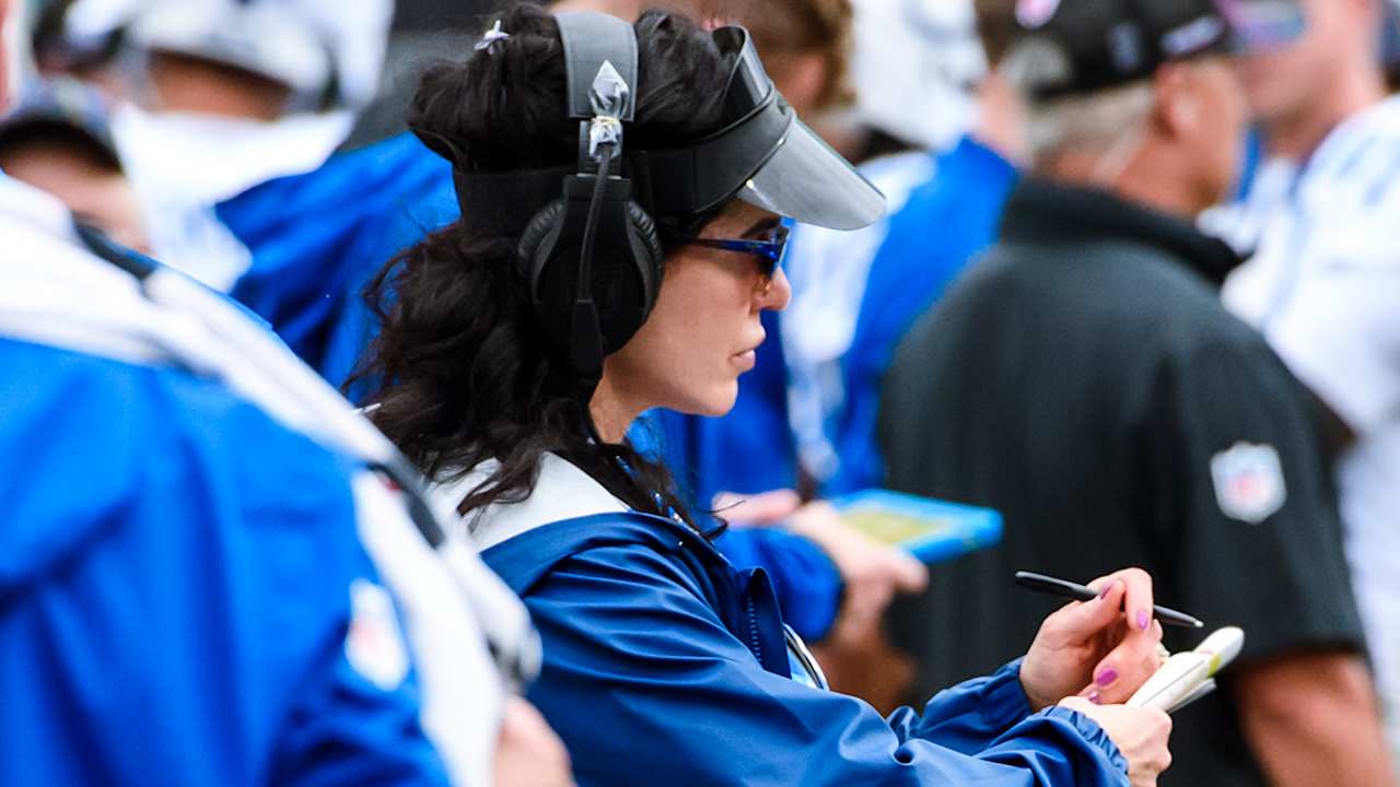Why Colts Owner & CEO Carlie Irsay-Gordon wears a headset on sidelines during games