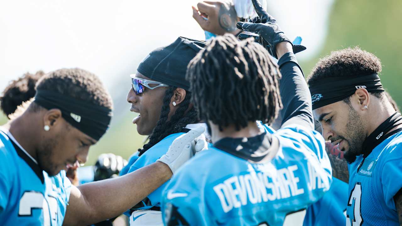 Panthers raising competition with games within practice; defense takes Tuesday win.