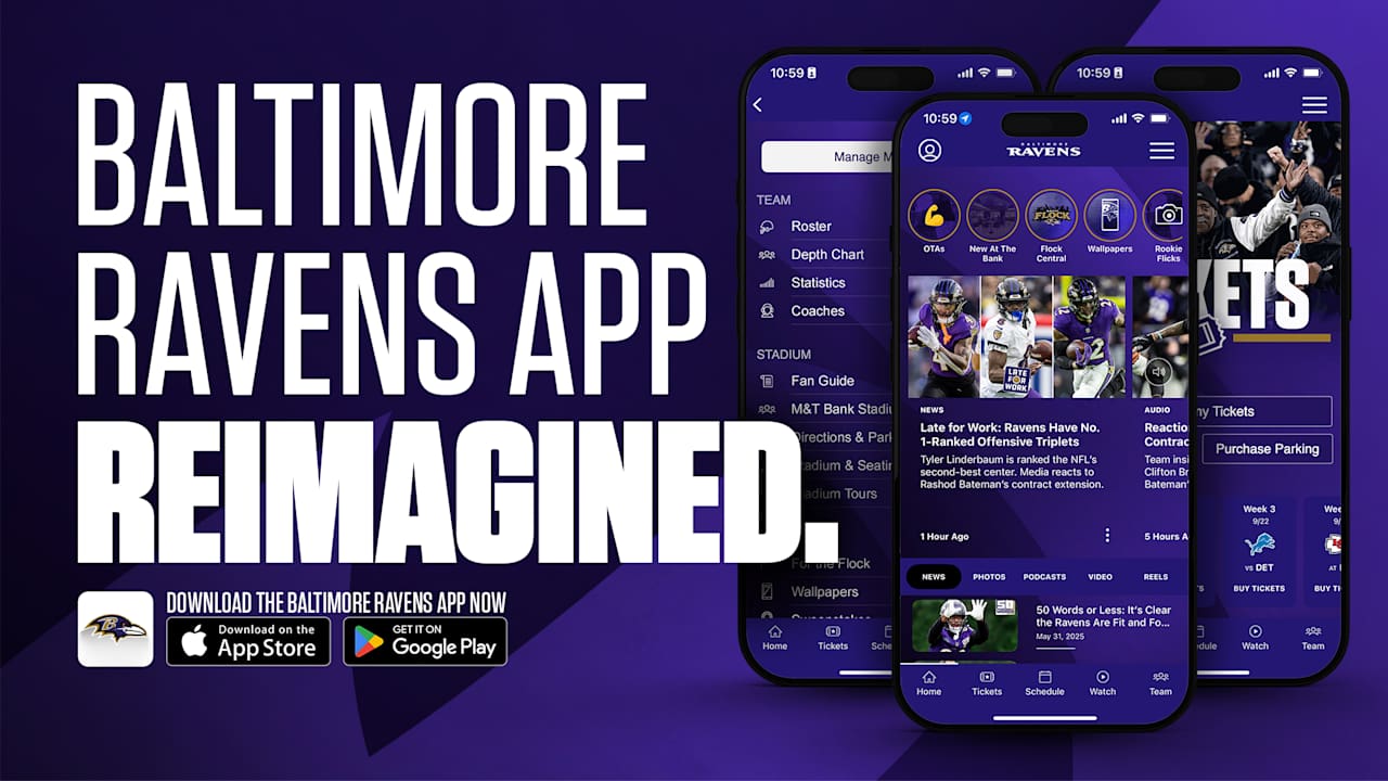 Ravens Launch Reimagined Mobile App