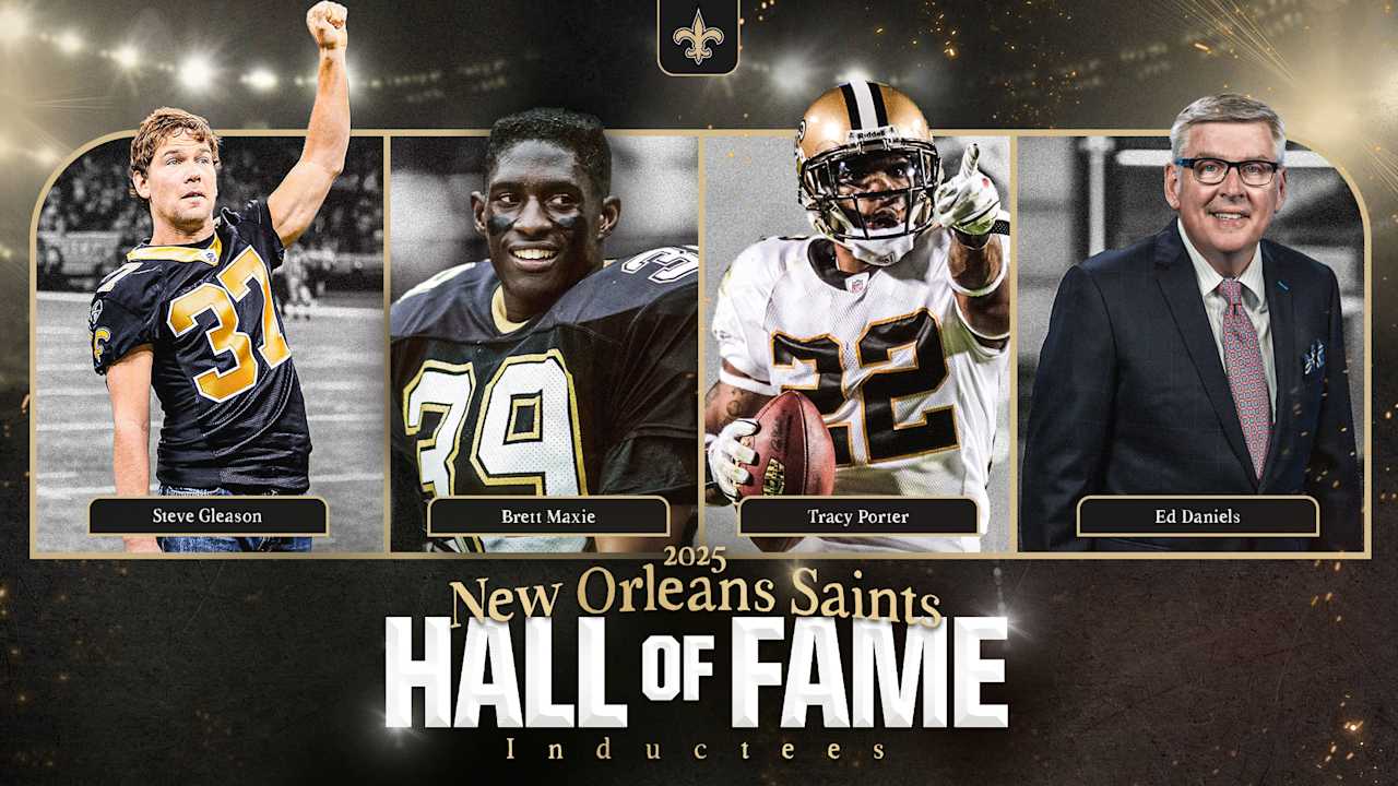 Tracy Porter, Brett Maxie, Ed Daniels and Steve Gleason set to be honored by Saints Hall of Fame