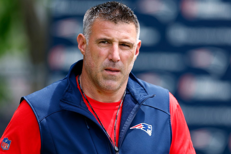 Mike Vrabel, New England Patriots head coach.