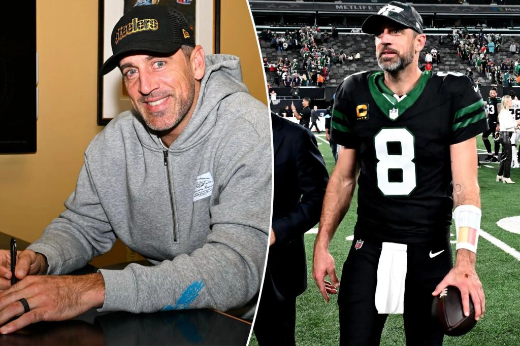 Aaron Rodgers' Steelers contract photo fuels marriage rumors