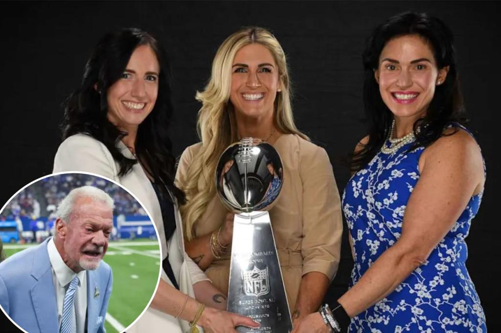 Colts announce Jim Irsay succession plan for late owner's three daughters
