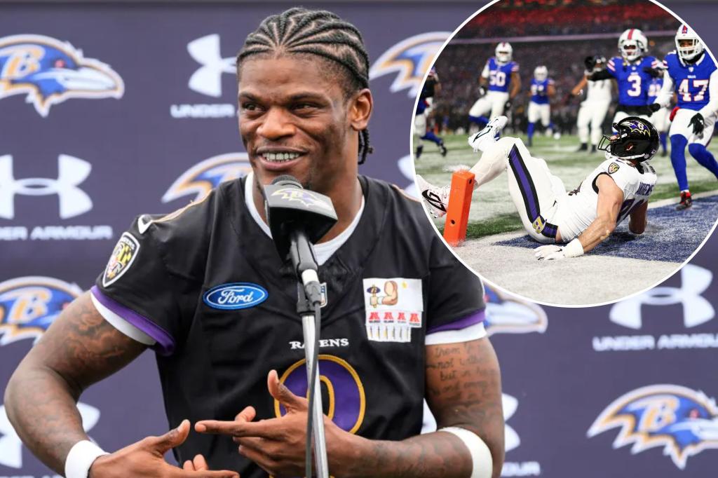 Lamar Jackson wasn't happy with Mark Andrews' treatment after Ravens playoff debacle