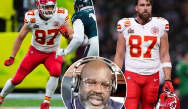 Shaq unloads on Chiefs over Travis Kelce gameplan in Super Bowl dud