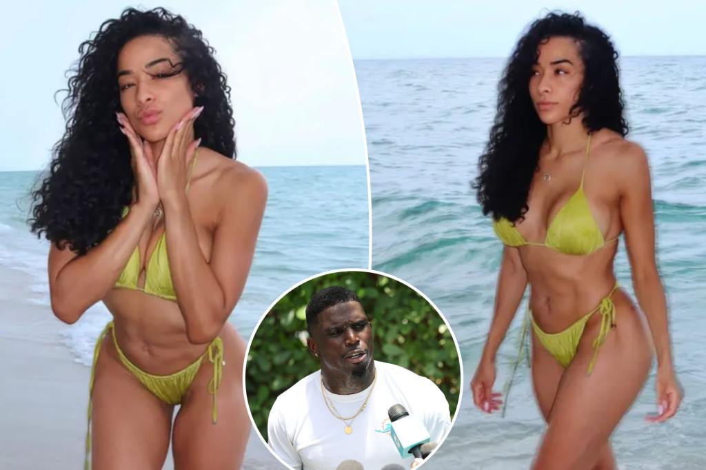Tyreek Hill's ex unbothered by Dolphins star's pool escapades