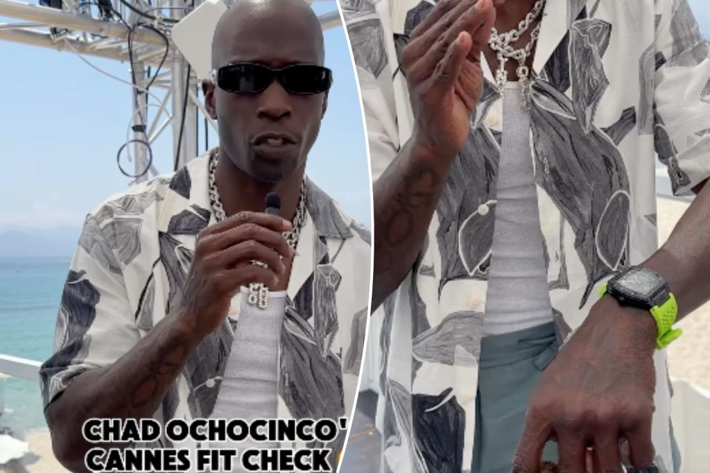Chad 'Ochocinco' Johnson shows off $80 fit at Cannes Lions with stunning admission