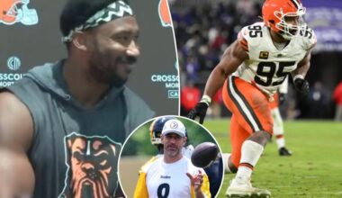 Myles Garrett can't wait to put Aaron Rodgers 'in the graveyard'