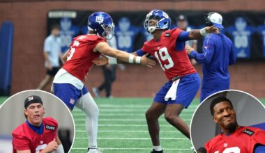 Jameis Winston embracing his Giants role for Jaxson Dart