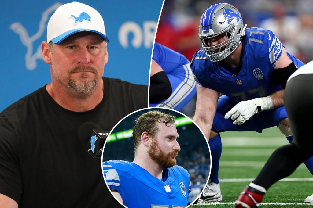 Dan Campbell's emotional reaction to Frank Ragnow's retirement