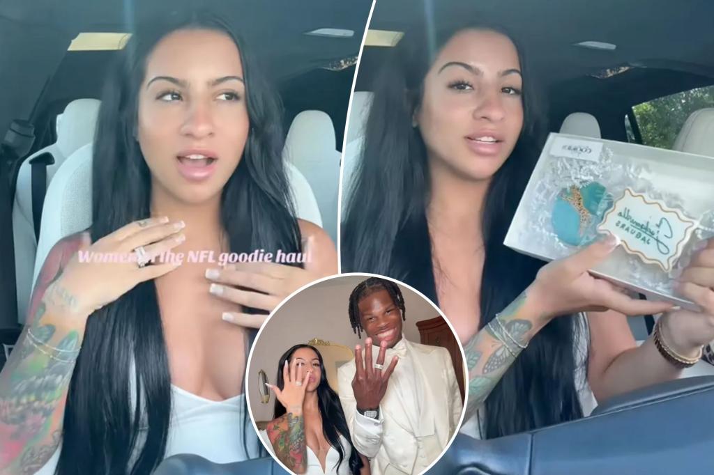 Travis Hunter's wife Leanna Lenee dishes on first NFL WAG event