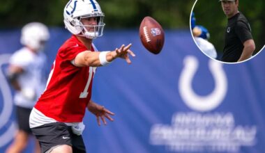 Daniel Jones gets vote of confidence from Colts coach in QB competition