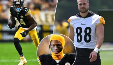 Pat Freiermuth steps in after George Pickens skips out on his youth camp