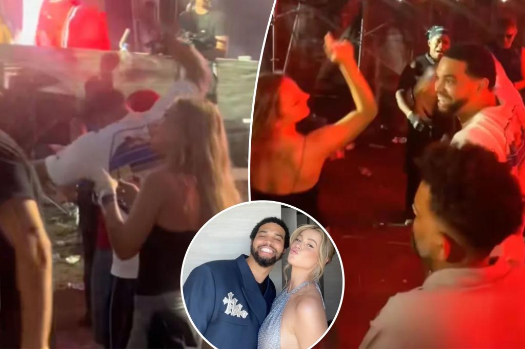 Caleb Williams spotted with Madelyn Cline after Bears QB's breakup rumors