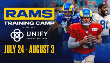 Los Angeles Rams to host Training Camp presented by UNIFY at Loyola Marymount University from July 24 – August 3