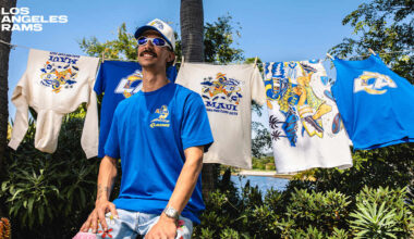 Los Angeles Rams celebrate the Aloha and Artistry of Maui with exclusive capsule collection with Aaron Kai & fan activations at Wailea Village Pop-Up June 14–19