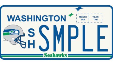 New Seahawks Branded License Plate Available Throughout Washington State