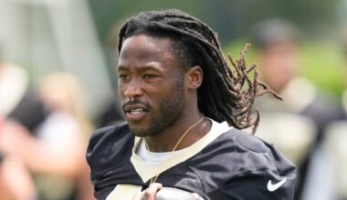 New Orleans Saints running back Alvin Kamara prepared for workload, as always