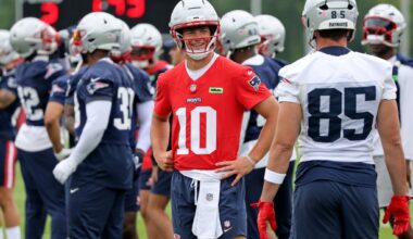 Drake Maye plans to continue making his life difficult in Patriots practices